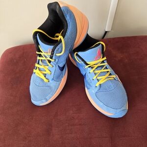 JA MORANT Nike Blue and Orange Athletic Shoes